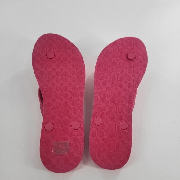 Coach Alessa Flip Flops in Sherbet Size 7 New - Picture 5 of 6